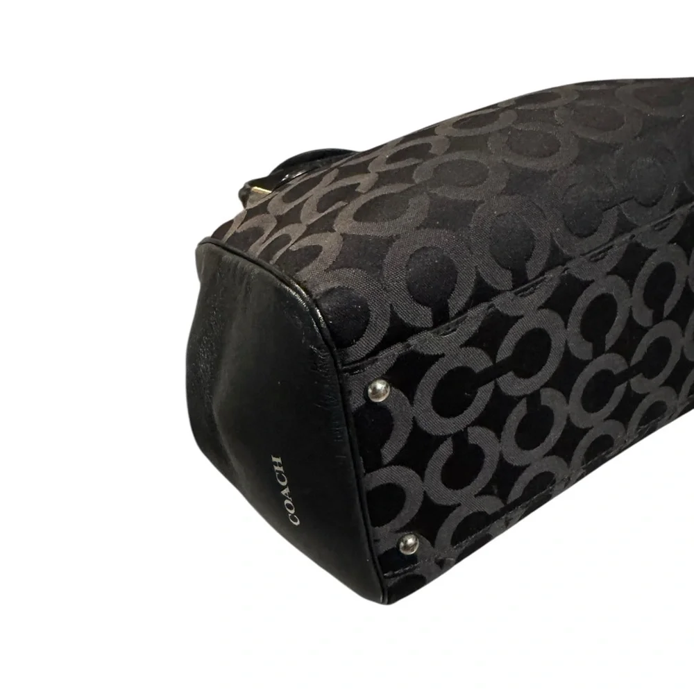 Coach Taylor Op Art Small Satchel - Picture 8 of 11